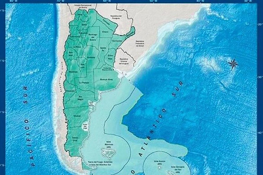 El Gobierno denunció que Chile intenta apropiarse de parte de la plataforma continental argentina