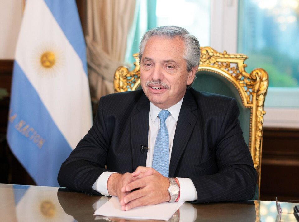Alberto Fernández insistió en el reclamo para extender los plazos de pago del endeudamiento