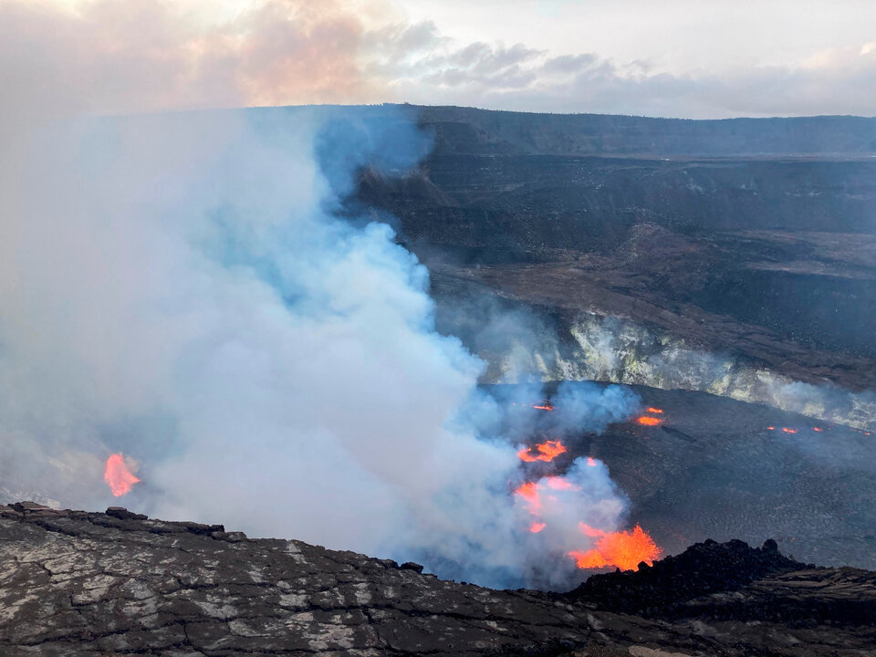 Kilauea, el volcán más activo de Hawái entró en erupción