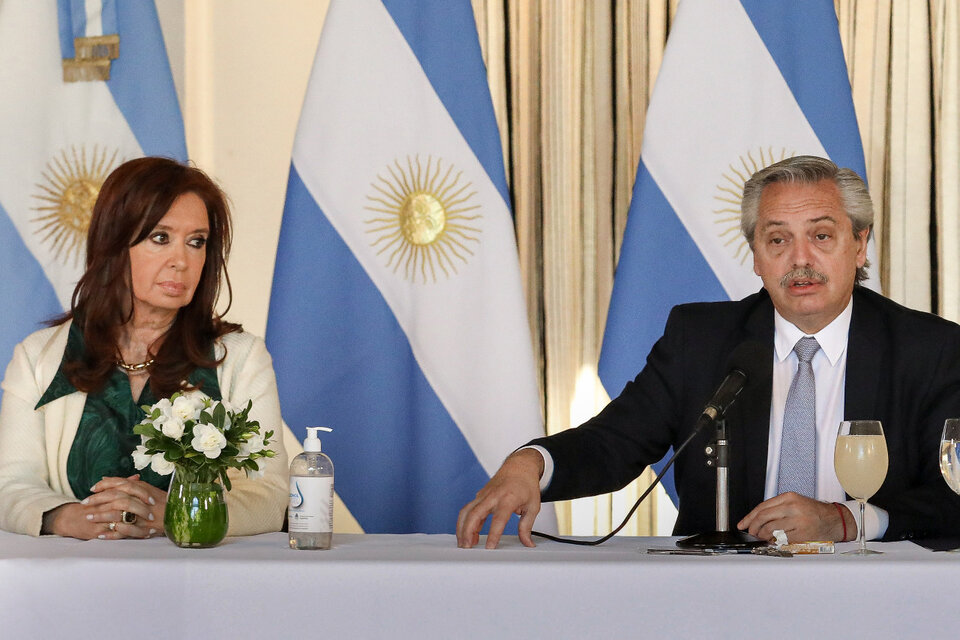 A qué hora es el acto de Alberto Fernández y Cristina Kirchner