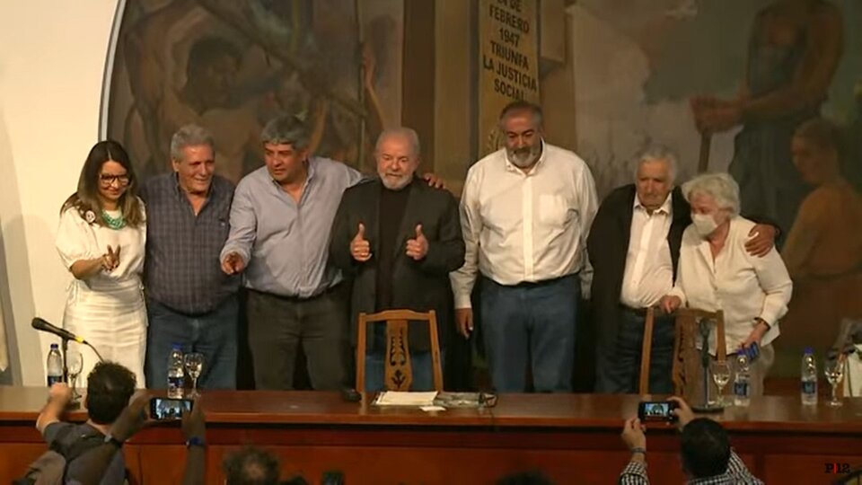Lula y Mujica se reunieron con dirigentes de la CGT