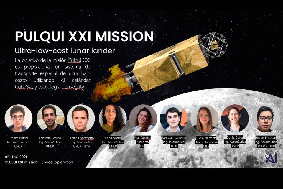 Premian a jóvenes argentinos que buscan llegar a la Luna con la nave más pequeña y económica de la historia
