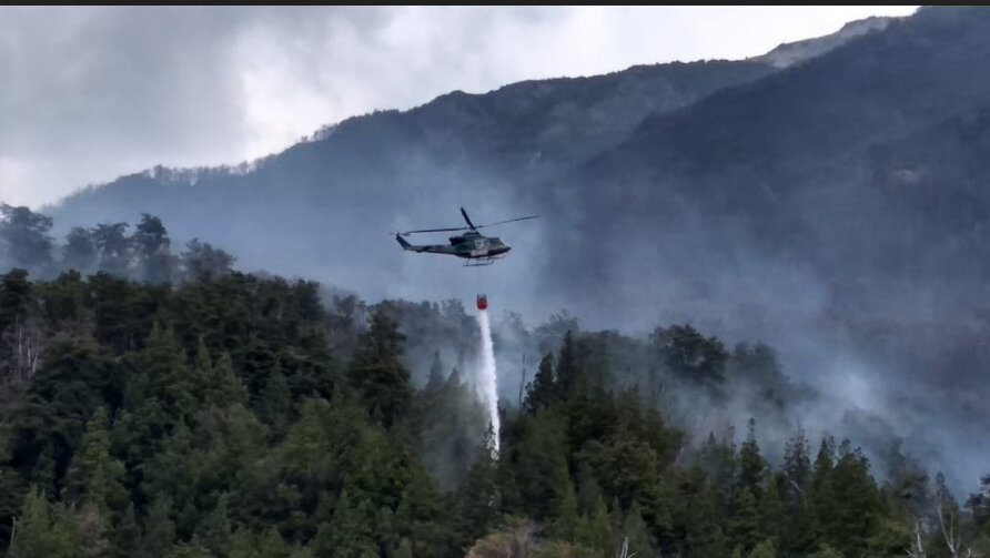 Incendios forestales: hay cinco provincias con focos activos y crece la preocupación en la Patagonia