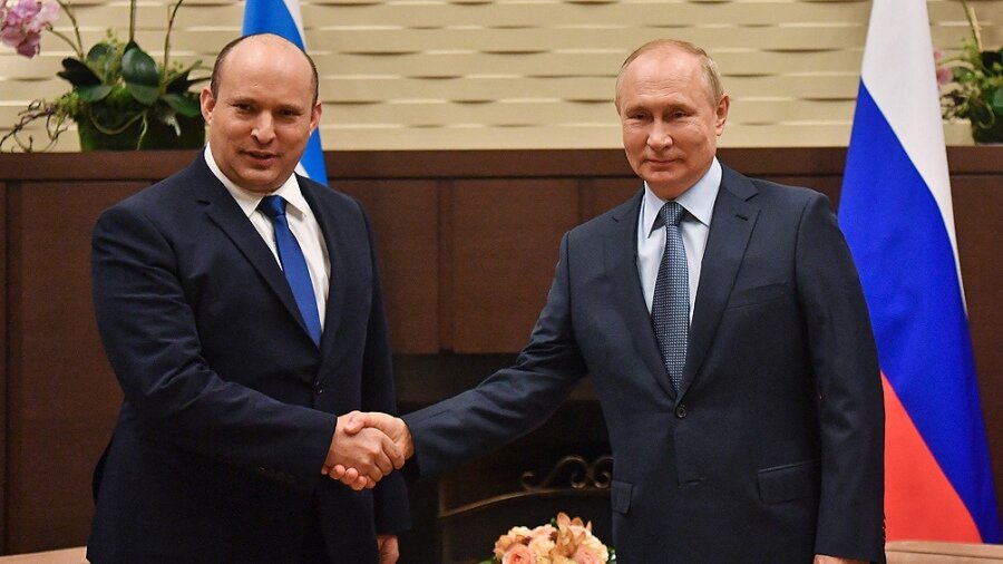 Putin se reunió en Moscú con el primer ministro de Israel