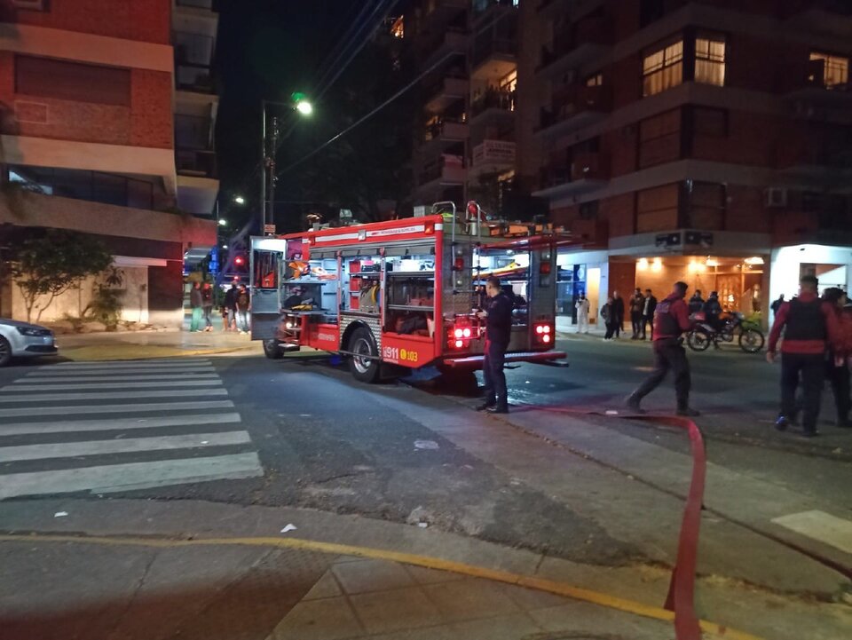 Feroz incendio en Belgrano 
