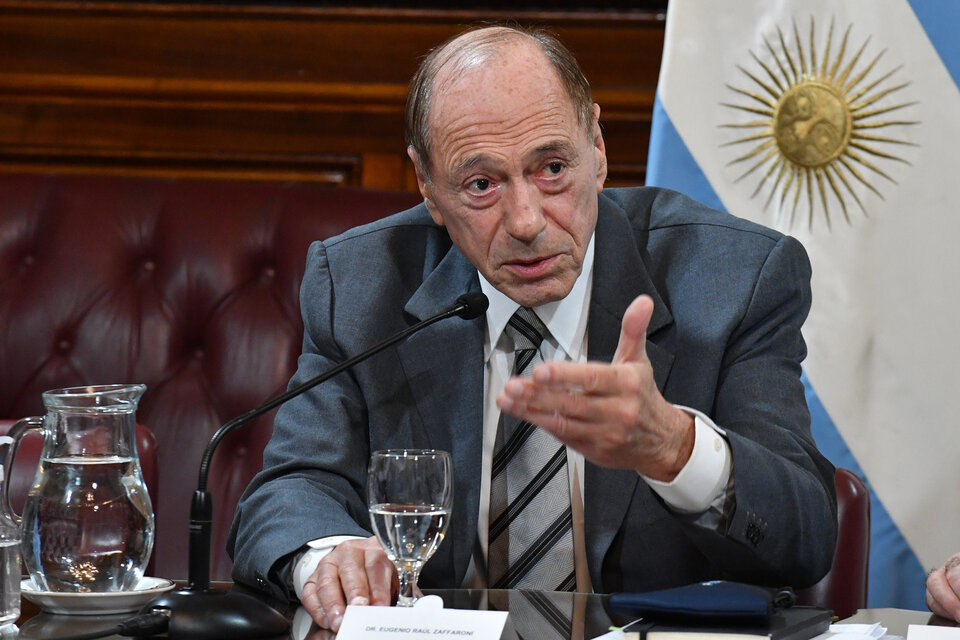 Zaffaroni también sumó su repudio a las declaraciones de Rosenkrantz