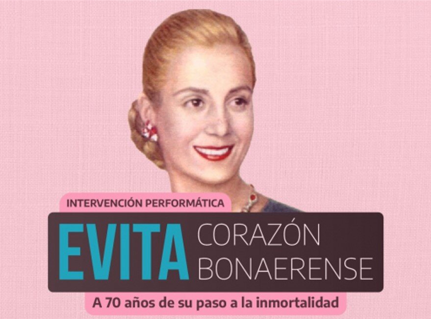 Homenaje a Evita a 70 años de su muerte con material inédito y música en vivo