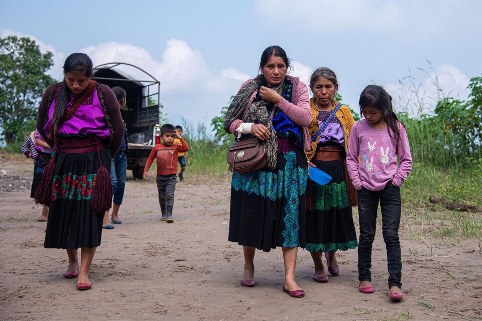 Indígenas de México debieron abandonar sus hogares por un conflicto armado 