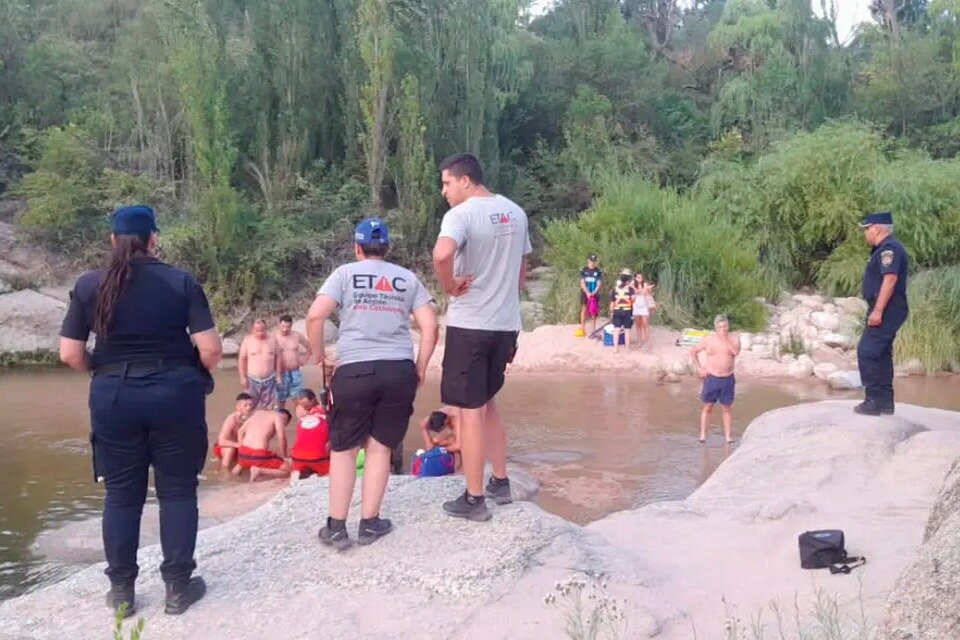 Córdoba: murió ahogado un turista en un río de Traslasierra