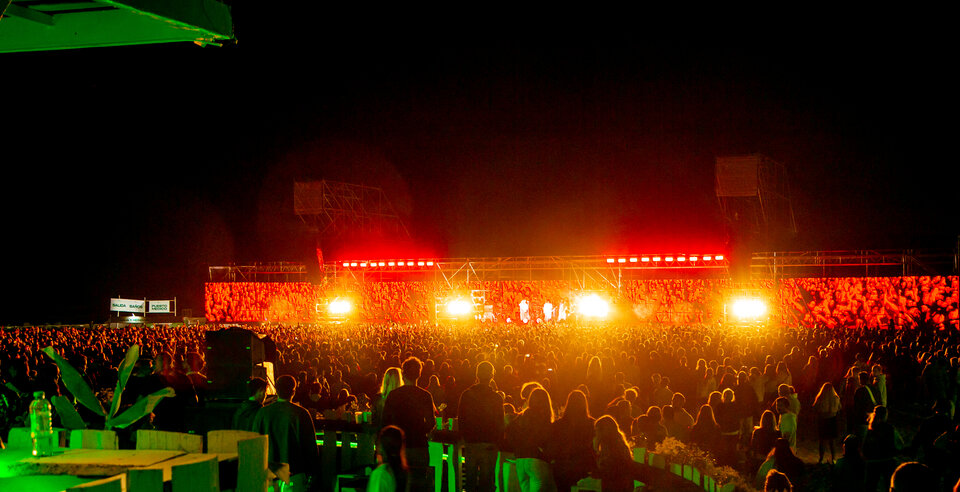 Más de 15 mil personas disfrutaron del concierto de Babasónicos en Mar del Plata