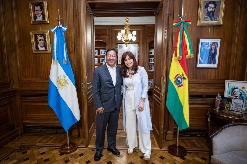 Cristina Kirchner se reunió con Luis Arce y Gustavo Petro
