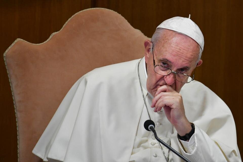 El Papa Francisco lamentó los 