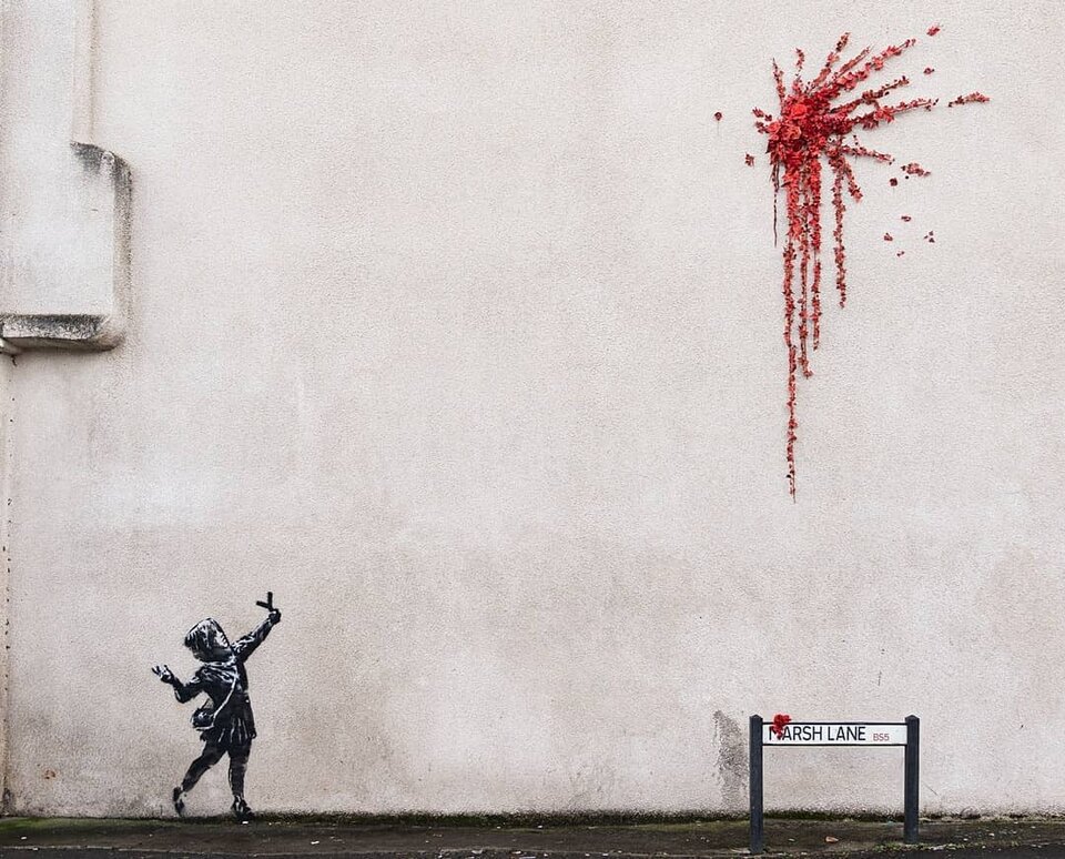 Banksy Estrenó Un Mural Callejero Que Denuncia La Violencia Contra Las ...