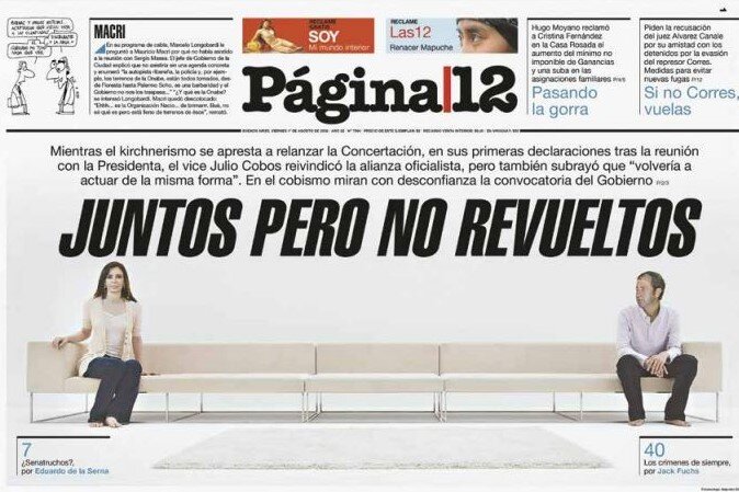 CFK en tapas de Página|12