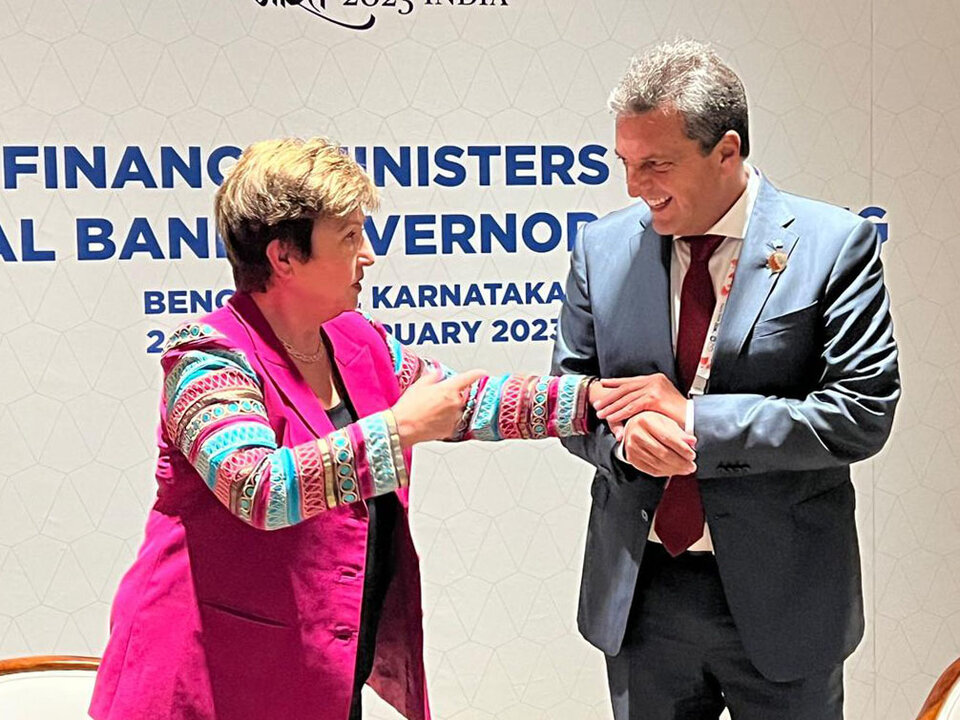 Massa se reunió con Georgieva