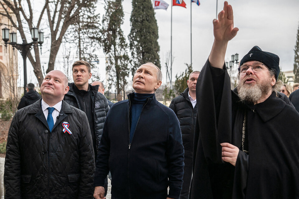 Putin visitó Crimea