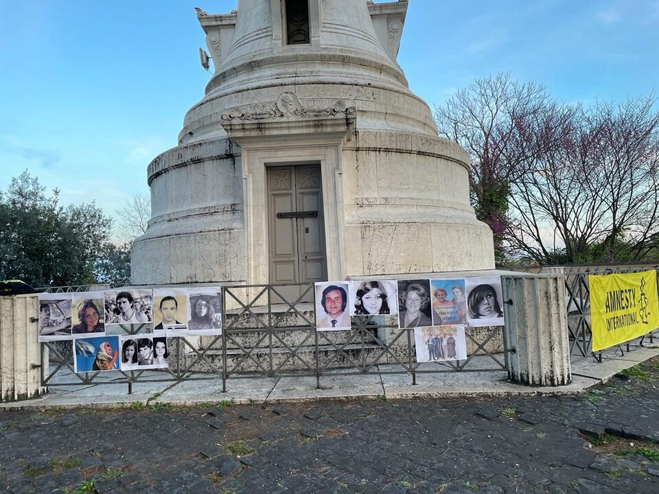 Roma homenajeó a los desaparecidos argentinos