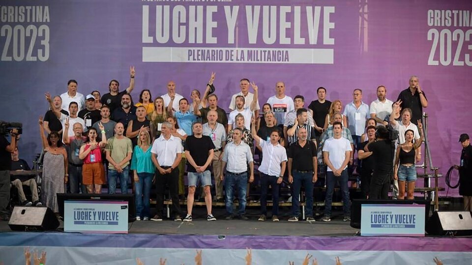 El peronismo realiza un nuevo plenario para impulsar la candidatura de Cristina Kirchner