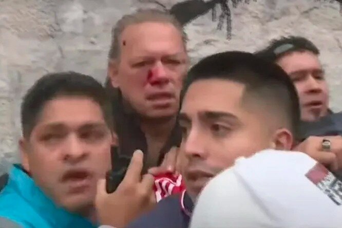 Video: así fue la agresión a Berni en la protesta de los colectiveros