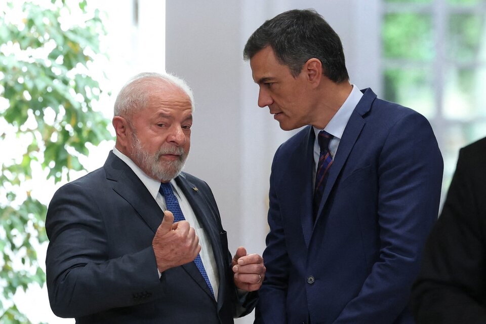 Lula y Sánchez confían en poder impulsar el acuerdo entre la Unión Europea y el Mercosur