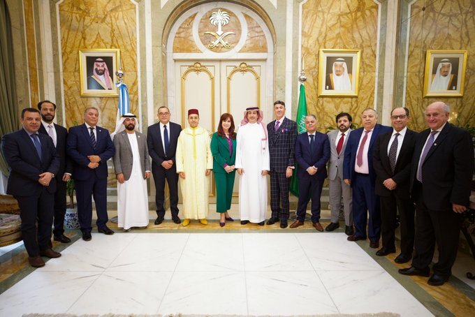 Cristina Kirchner se reunió con diplomáticos de países árabes