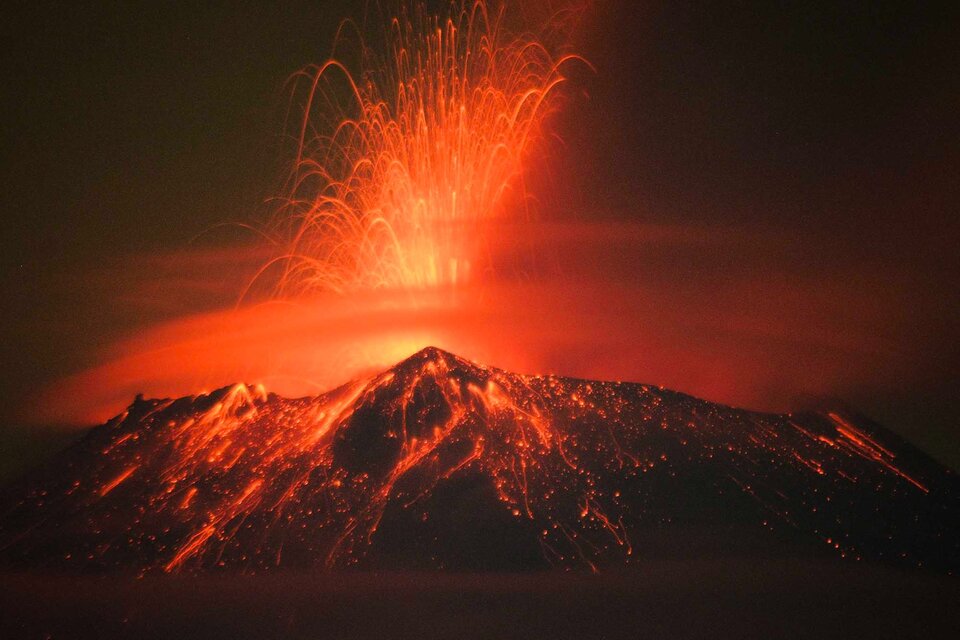México: alerta por erupciones del volcán Popocatepétl, en Puebla