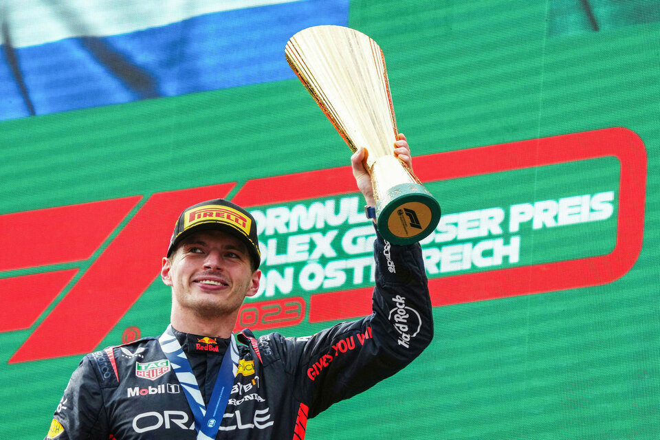 Fórmula 1: Verstappen logró su quinto trinufo al hilo