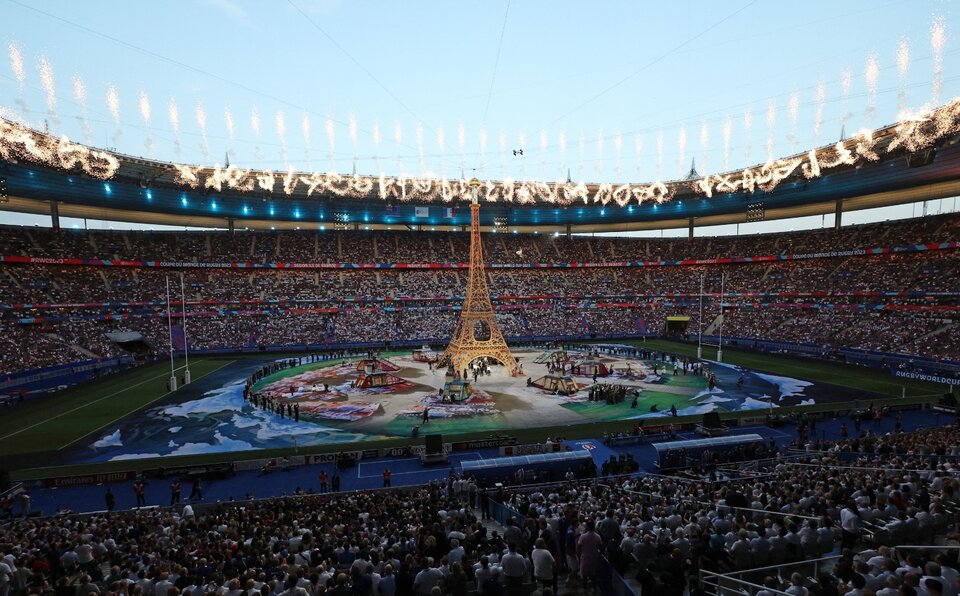 Francia vibró con la inauguración del Mundial de rugby