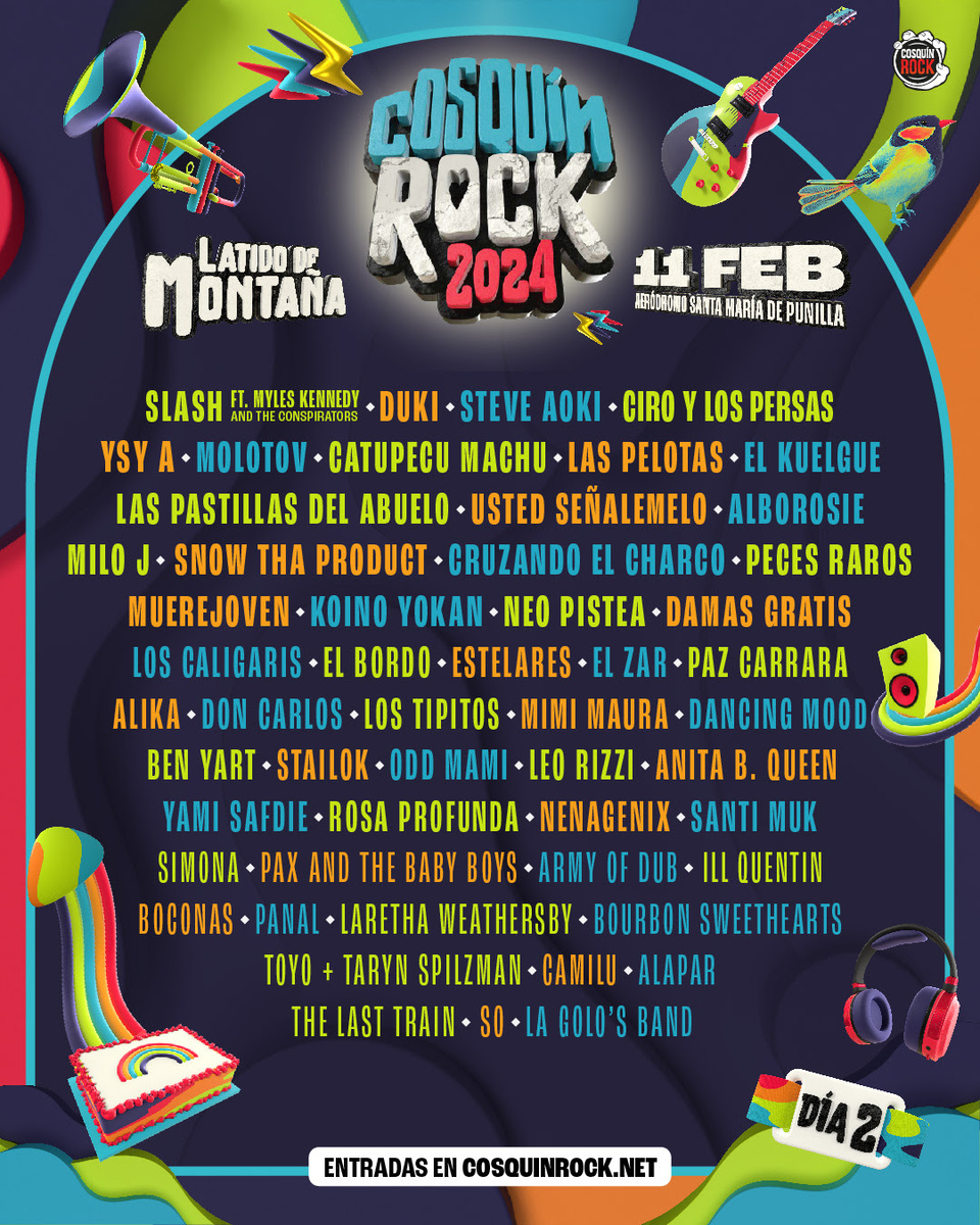 Cosquín Rock 2024 se anunciaron todos los artistas que estarán en el