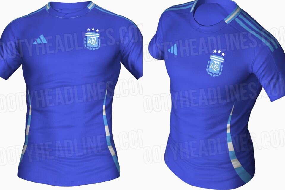 Camiseta adidas Messi Argentina 2022 2023 blanca azul celeste