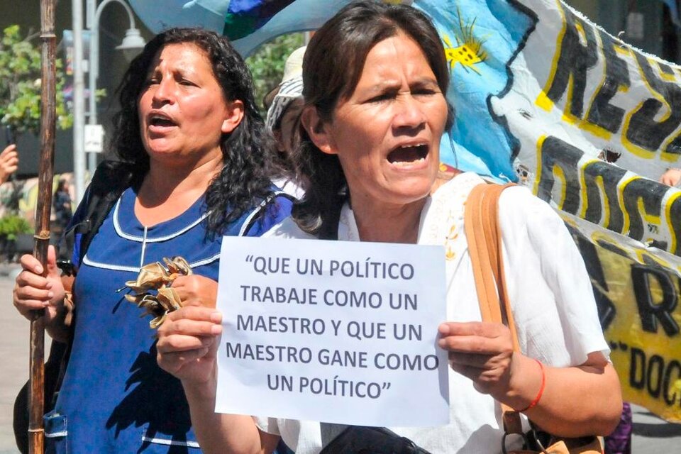 Los docentes de Jujuy vuelven al paro