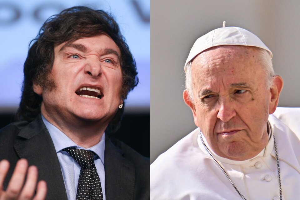 Las mentiras de Milei en el debate sobre sus injurias al papa Francisco