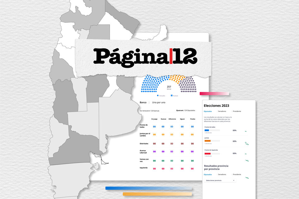 Resultados elecciones 2023: mapas interactivos con los datos del escrutinio provisorio