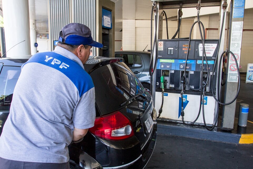 YPF aumentó el precio de sus combustibles entre 3% y 5%