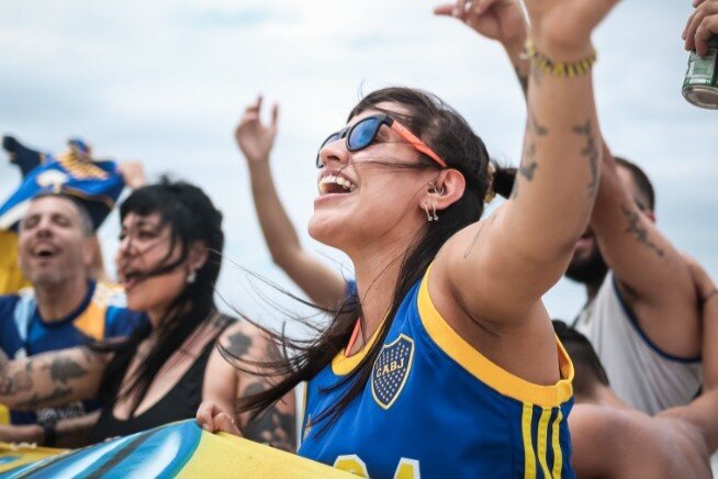 Hinchas de Boca en Brasil: Río de Janeiro se tiñó de azul y oro por la final de la Copa Libertadores
