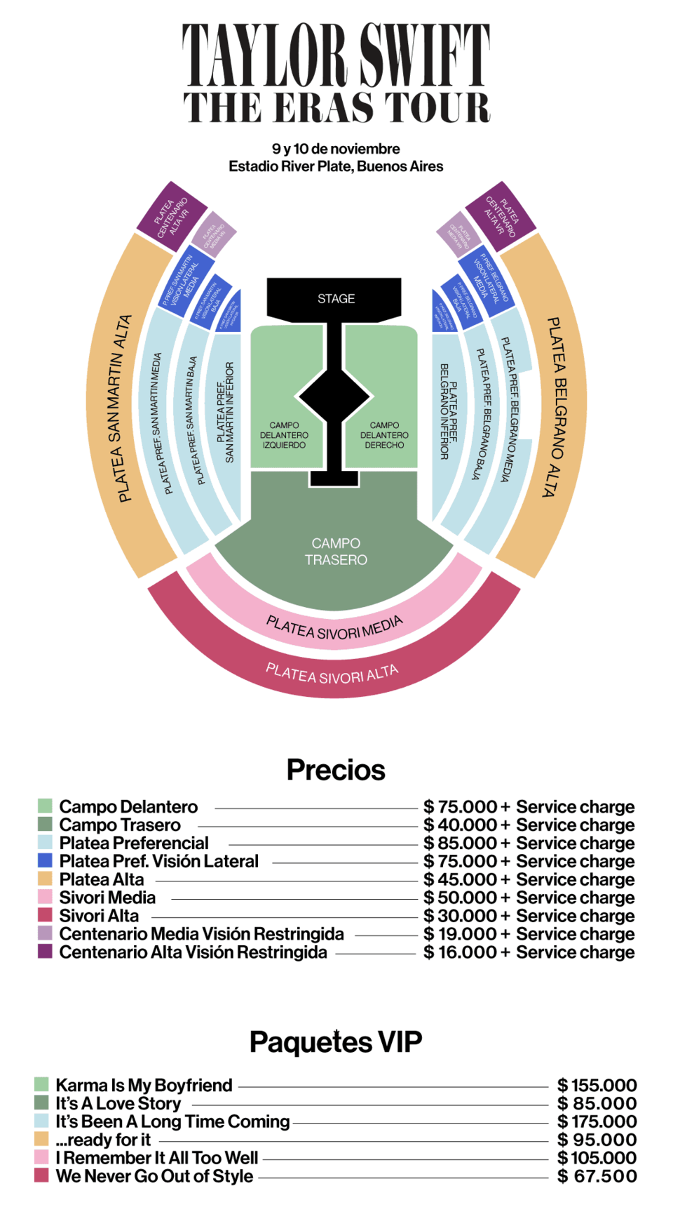 Taylor Swift En Argentina: Liberaron Más Entradas Para Los Tres Shows ...