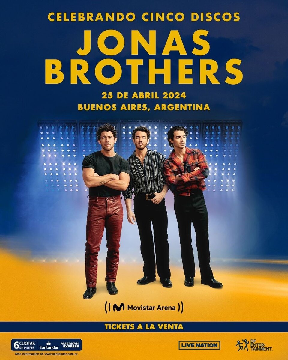 Jonas Brothers En Argentina: Salieron A La Venta Las Entradas Para El ...