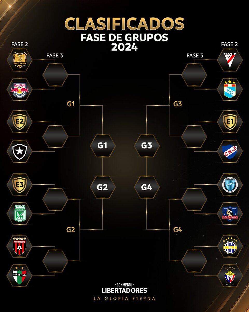 Así Quedaron La Copa Libertadores Y Sudamericana 2024 Tras El Sorteo ...