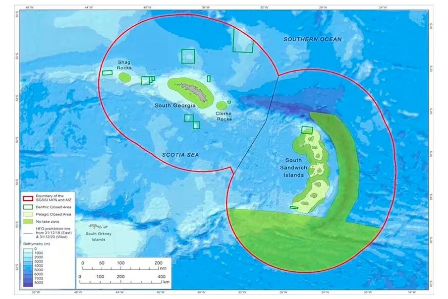 El Reino Unido extendió su control sobre la zona marítima de las Islas Malvinas