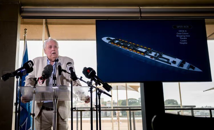 Un millonario australiano quiere construir una réplica del Titanic