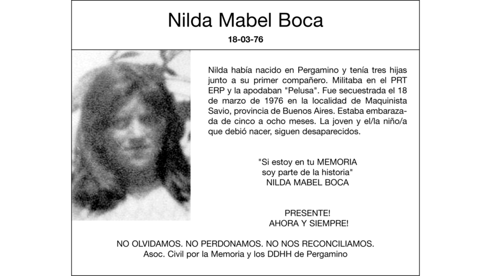 Nilda Mabel Boca, Carlos Alberto González Arrozagaray Los