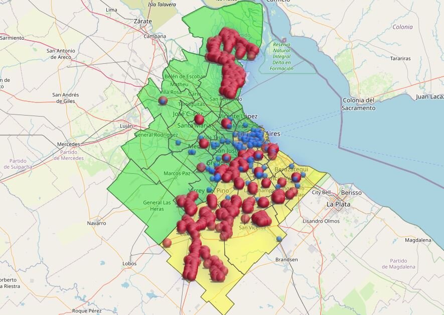 45 mil usuarios sin luz en el AMBA: el mapa de los cortes de energía