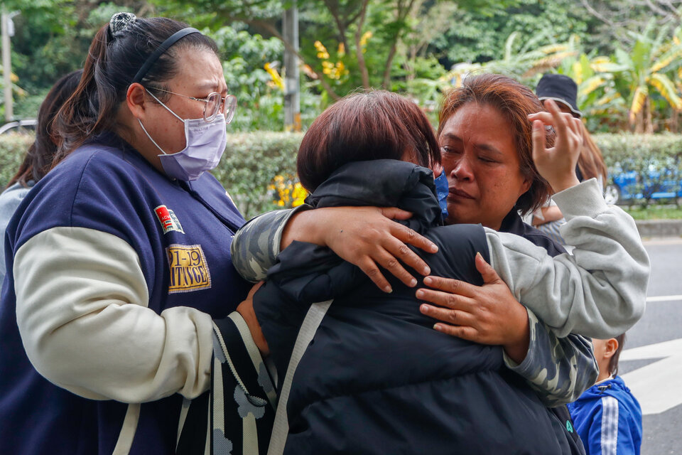 Taiwán: dramática búsqueda de sobrevivientes