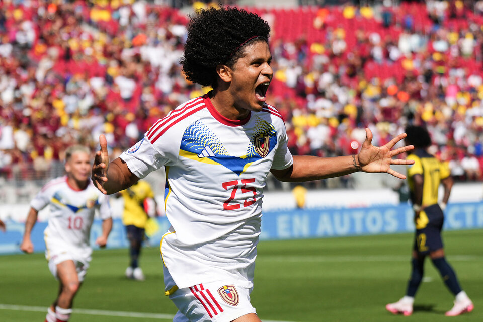 Copa América: Venezuela se lo dio vuelta a Ecuador y sigue de buenas