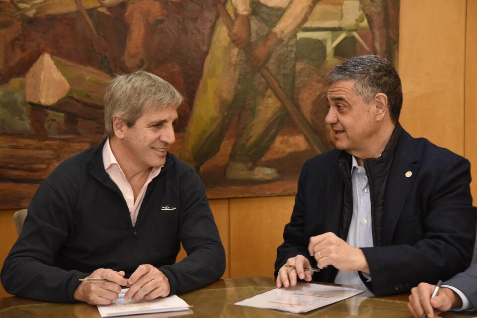Coparticipación federal: Jorge Macri y Luis Caputo firmaron la paz