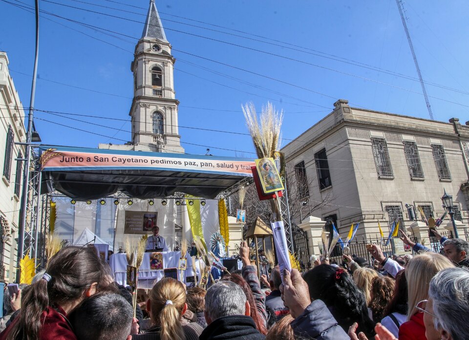 San Cayetano: nuevo reclamo por paz, pan y trabajo