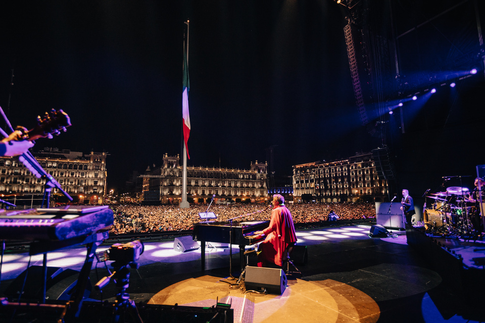 Fito Páez encendió el Zócalo mexicano