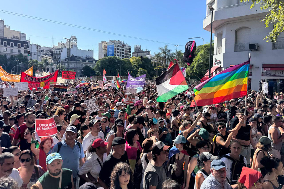 La marcha antifascista y antirracista en fotos