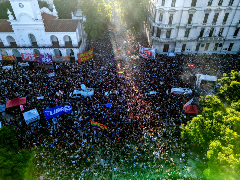 Diversidad política y sindical en marcha