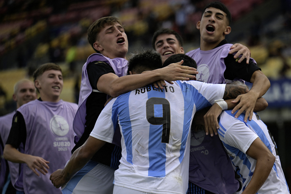 Sudamericano Sub 20: Argentina le ganó a Chile con el corazón en la boca